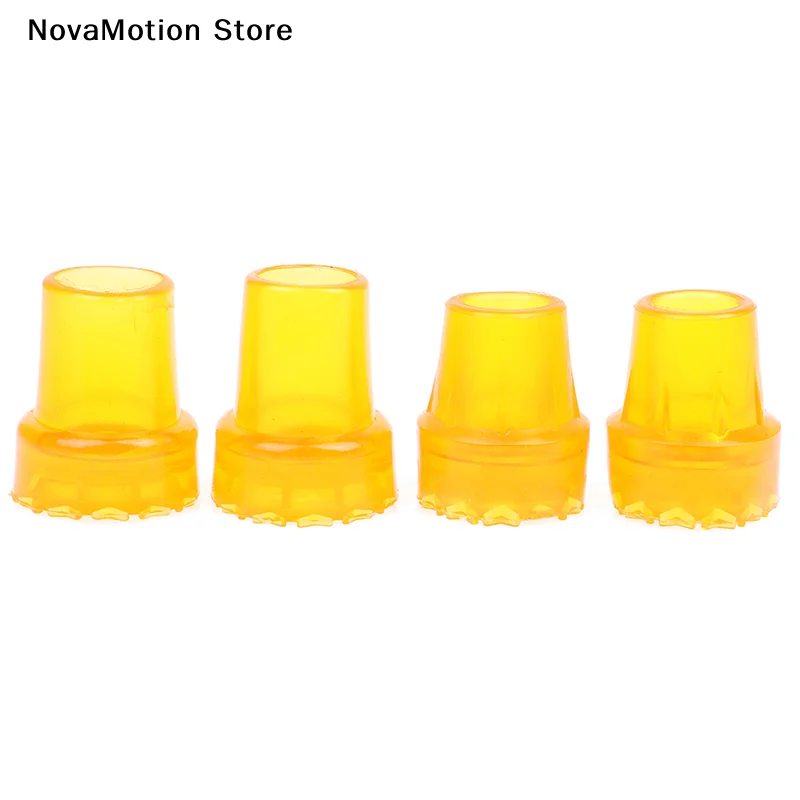 2Pc 19mm/22mm Antiskid Rubber Crutch Tip Pad Durable Rubber Anti-Slid Heavy Duty Canes Replacement For Walking Stick Crutch End