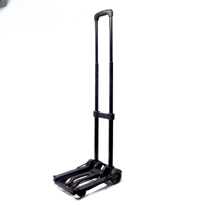 Pick up express delivery cart, flatbed, moving, camping, heavy-duty hand pull, folding, portable pull rod, household use