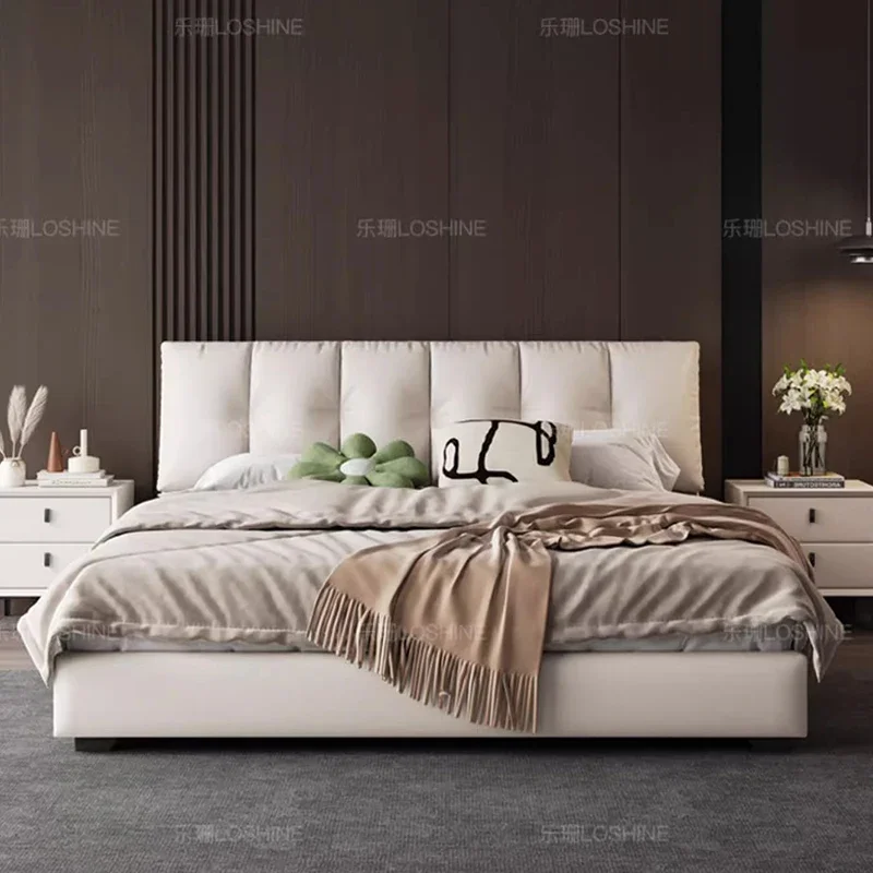 Soft Design Bed Full Girls Beauty Sleeping Massage Children King Size Bed Space Saving Cama Solteiro Lounge Suite Furniture