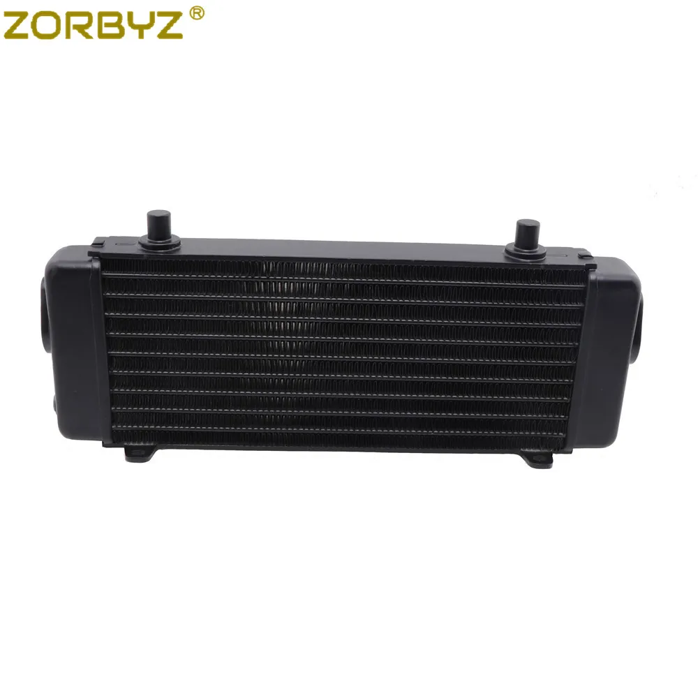 ZORBYZ Motorcycle Black Aluminum Engine Radiator Oil Cooling Cooler For Harley V-Rod VRSCB VRSCA VRSCX