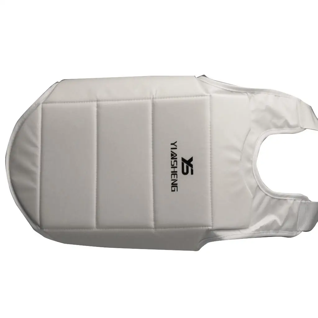 

Taekwondo Chest Protector Breathable Karate Vest Elastic Body Guard for Muay Thai Competition