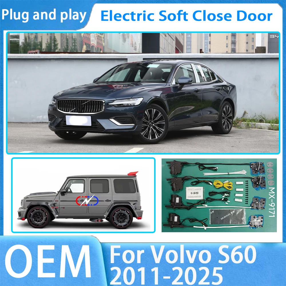 

for Volvo S60 2011-2025 OEM Car Soft Close Door System Automatic Electric Auto Pull Power Latch Power Closing Quiet