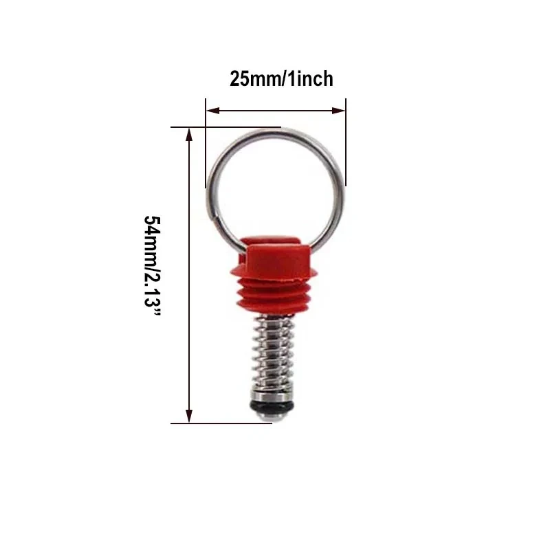 Pressure Relief Valve For Cornelius Ball Lock Kegs Spare PRV With Pull Ring Homebrew Kegging Parts 9/16-12UNF