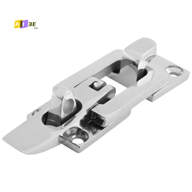 

A03E-316 Stainless Steel Marine Boat Door Lock Latch Catch Anti-Rattle Fastener Clamp 70Mm Marine Hardware