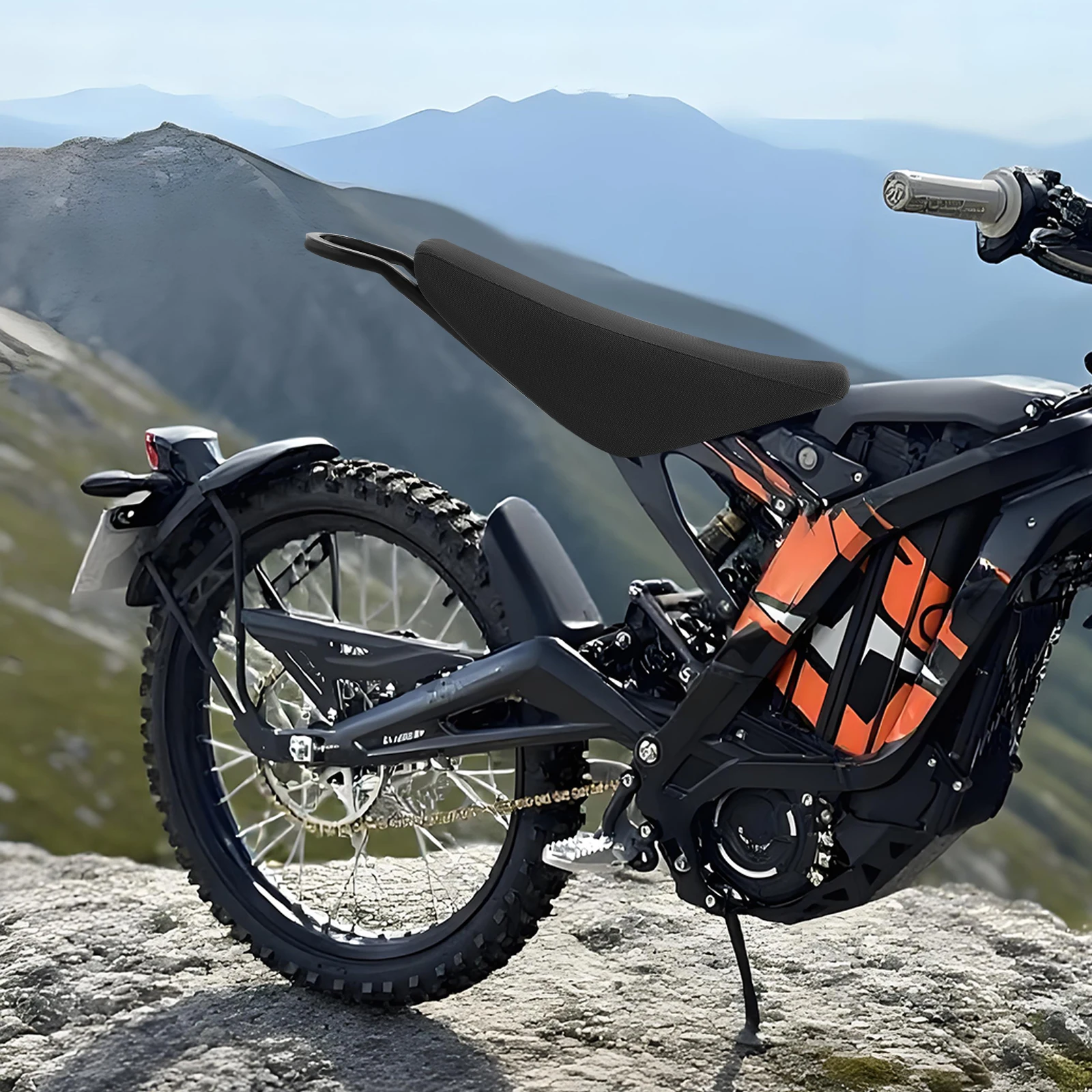 

Седло для мотоцикла, седло из искусственной кожи + железа, удобный кронштейн для подушки сиденья, для электрического горного велосипеда, Beach Iron Cruiser, мотоцикла