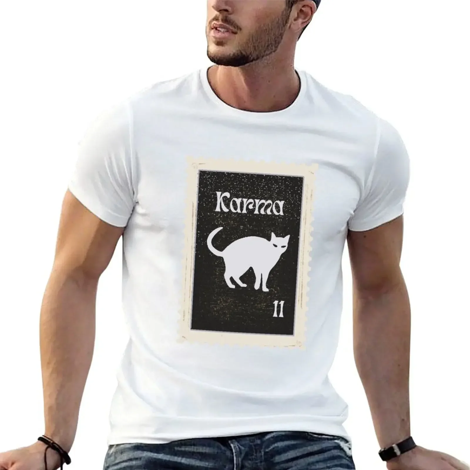 

Karma Midnights Stamp T-Shirt vintage t shirts sweat mens tall t shirts