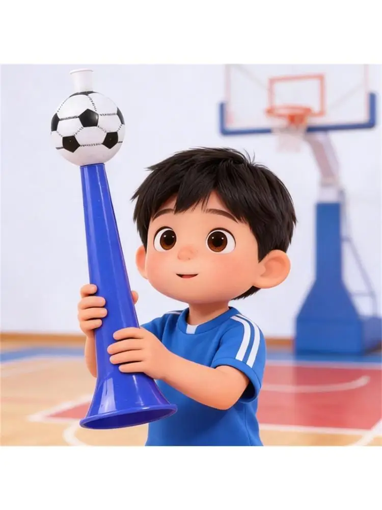 

G6KF Pack of 10 Plastic Football Horns Random Color for Sports Games and Parties