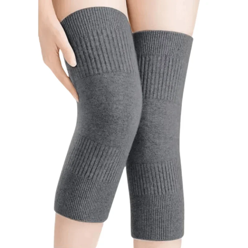 1Pair Men Women Cashmere Knee Brace Support Leg Warmer Winter Warm Thermal Wool Cycling Ski Running Knee Pads Warmers Protector