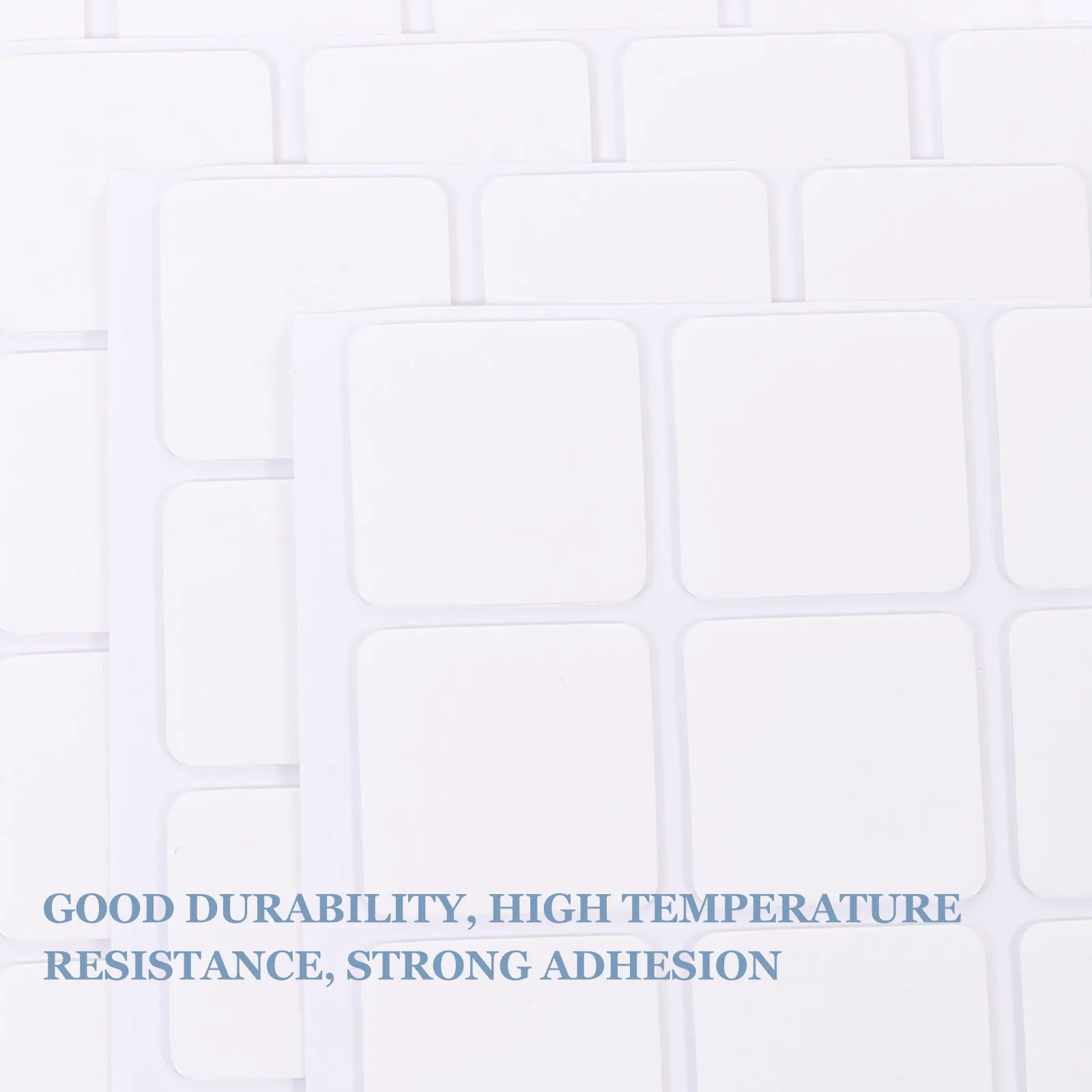 

100pcs Square Double Sided Adhesive Tape Transparent Heavy Duty Sticky Mounting Strips For Foam Board Panel Wall Fixing Picture