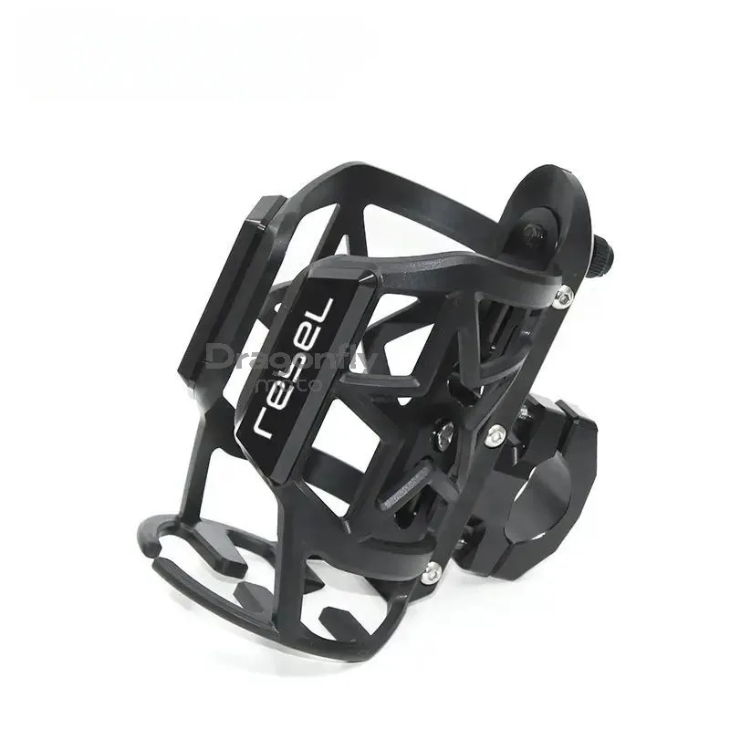 

REBEL мотоциклетный держатель для бутылки с кофе для Honda REBEL CM1100/500/300/250 CMX300/500/1100 поддержка чайного напитка алюминиевый аксессуар