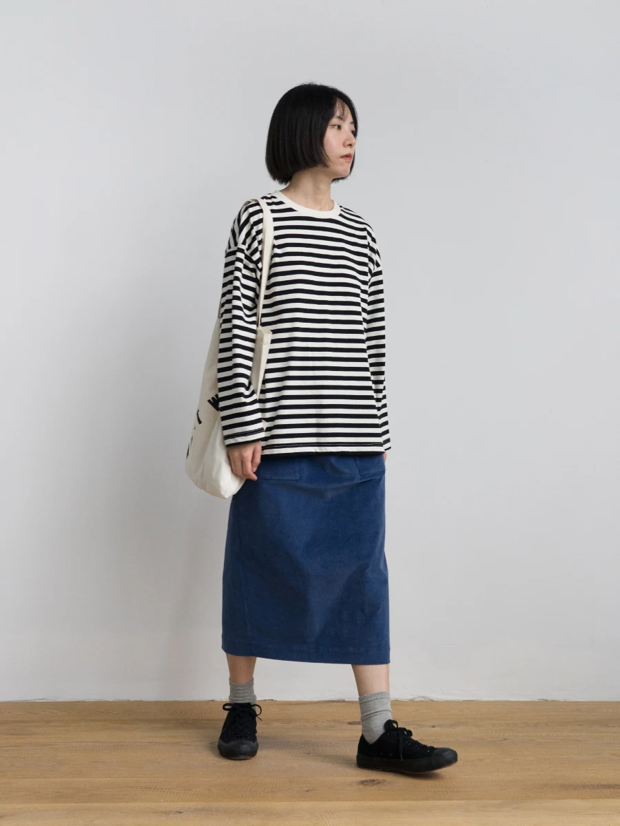 

Юбка миди из вельвета с эластичным поясом и разрезом сзади, прямого кроя, из смесового хлопка, для молодых женщин, для повседневной носки