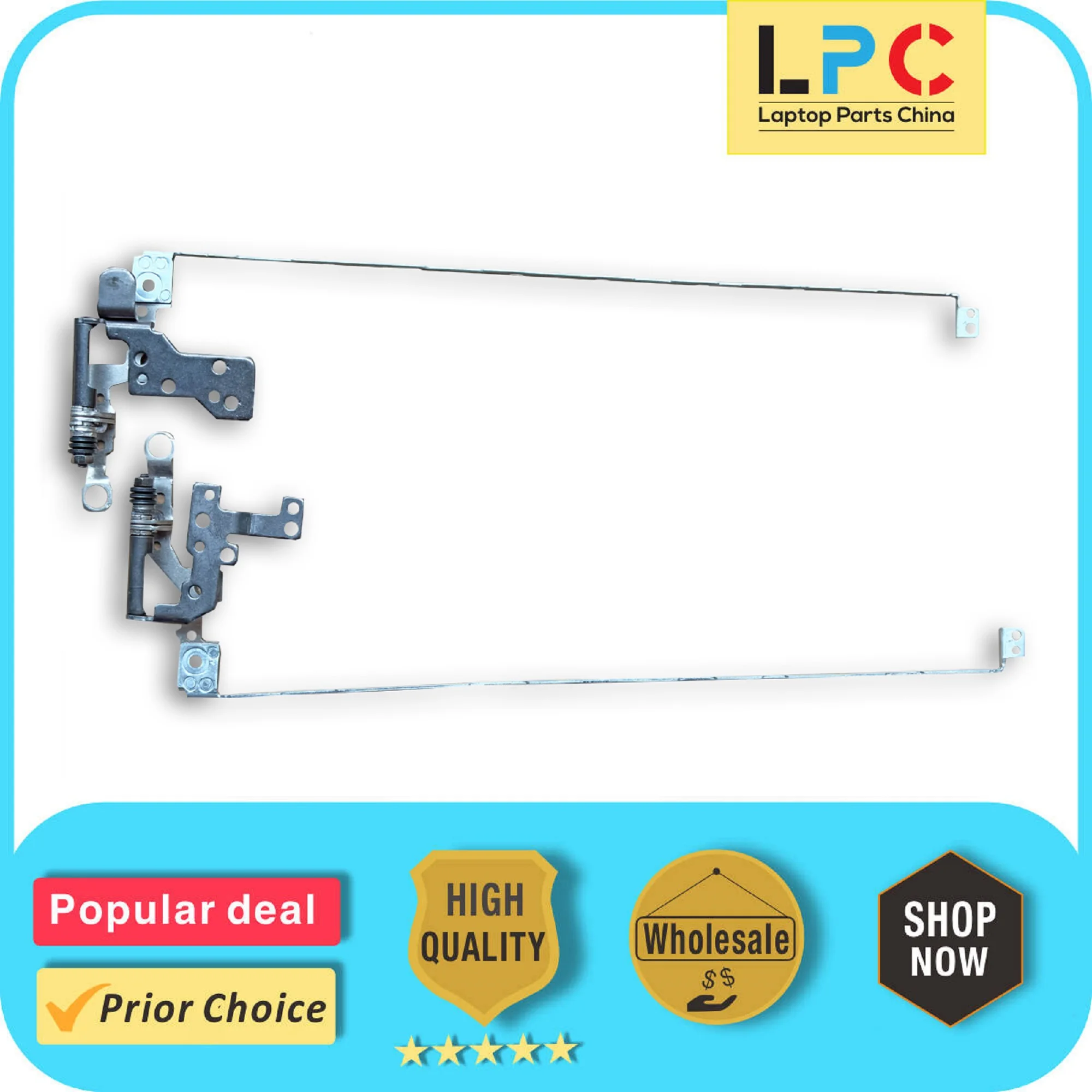 Laptop LCD Screen Hinge Set Left Right for HP 15-DY 15T-DY 15-EF Series Replacement Screen Hinges