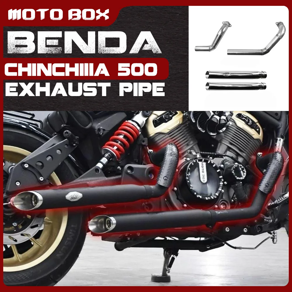 

Для BENDA CHINCHILLA 500: модифицированная правосторонняя двухвыходная черная выхлопная труба с регулируемым звуком для 500chinchill chinchilla 500