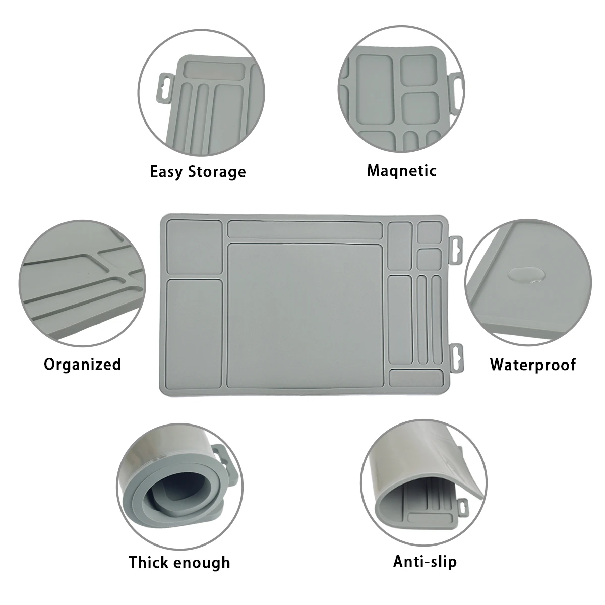 Tactical Rubber Lyman Universal Gun Cleaning Mat Pistol Gunsmith Repair Build Tool Kits Bench Pads CZ-75 1911 Glock 43x