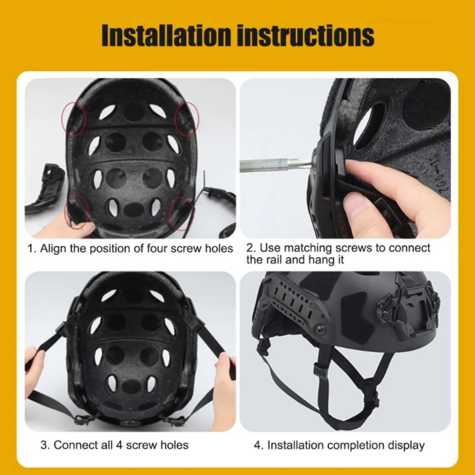 Tactical Helmet Inner Suspension System Portable CS Helmets Adjustable Head Lock Strap Accessories for FAST SF HIGH CUT HELMET