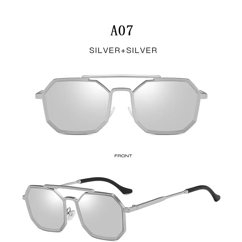 Metall Punk Quadrat Sonnenbrille Für Männer Luxe Vintage Steampunk Sonnenbrille Frauen Trendy Retro Mode Gläser Gafas De Sol Hombre – Detail 17