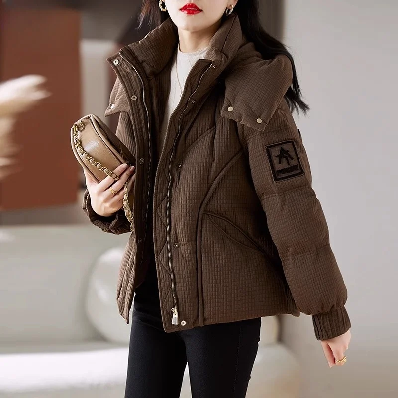 Or Puffer Jaet Donna Inverno 2024 Nuovo Sle Piccola Taglia High End Faion Thi Caldo Murale Cappotto di Cotone Imbottiture Cappotto