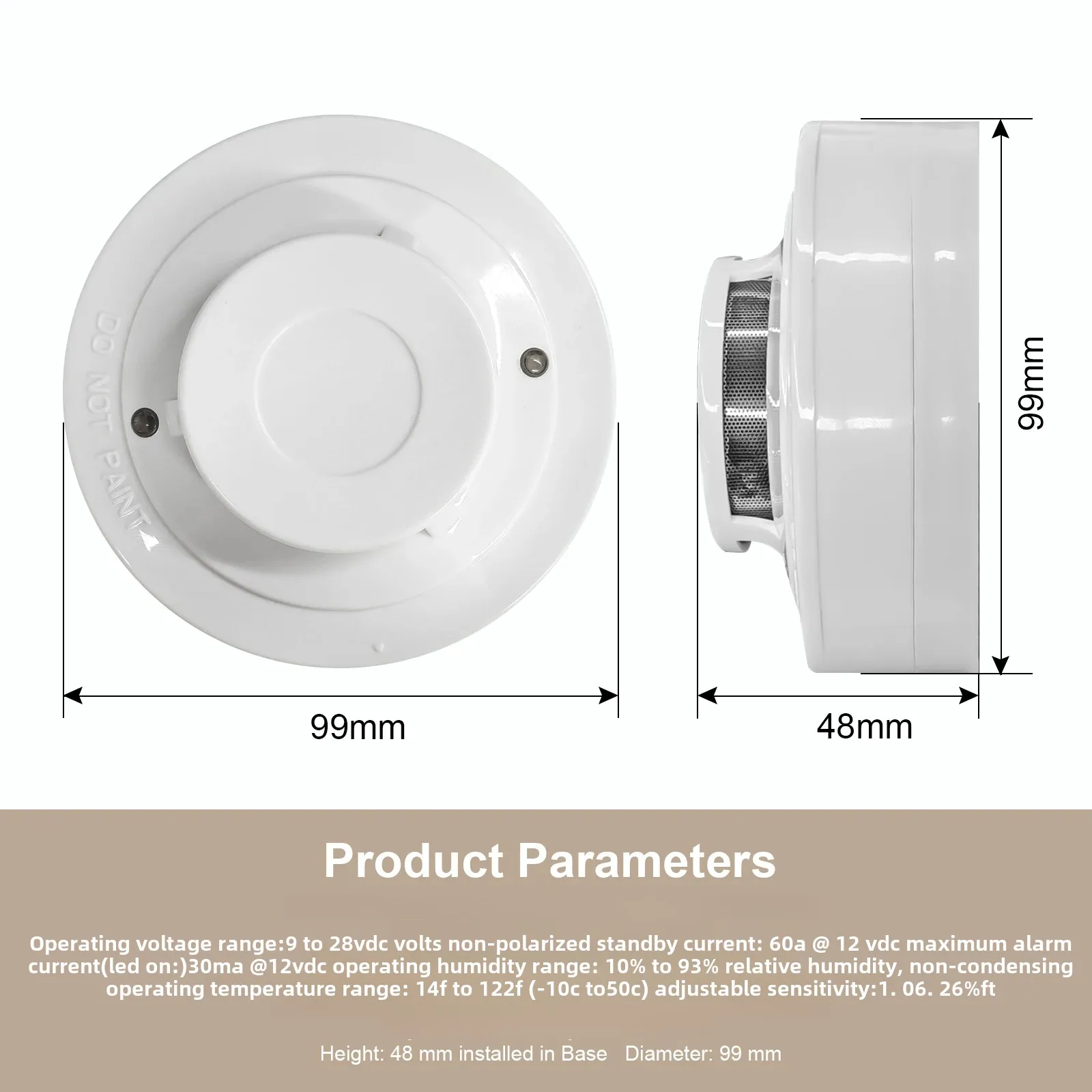 Wired Networking Sensor Smoke Detector For Host components 918 Smoke Detector Alarm For gsm alarm system