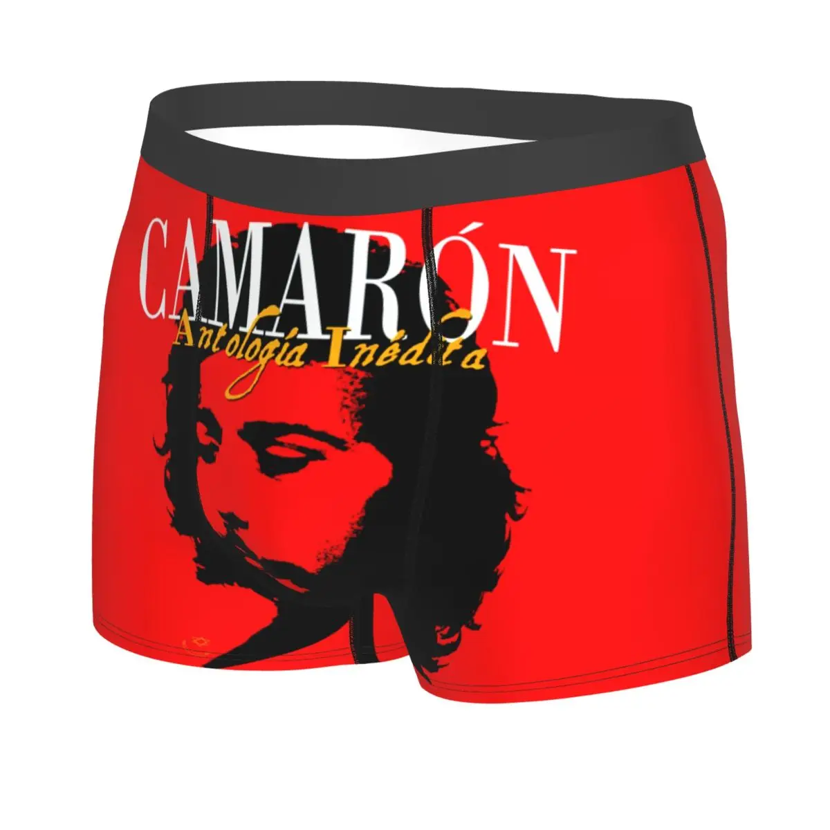 Flamenco Singer Camaron De La Isla Boxer Shorts Men 3D Print Male Stretch Underwear Panties Briefs