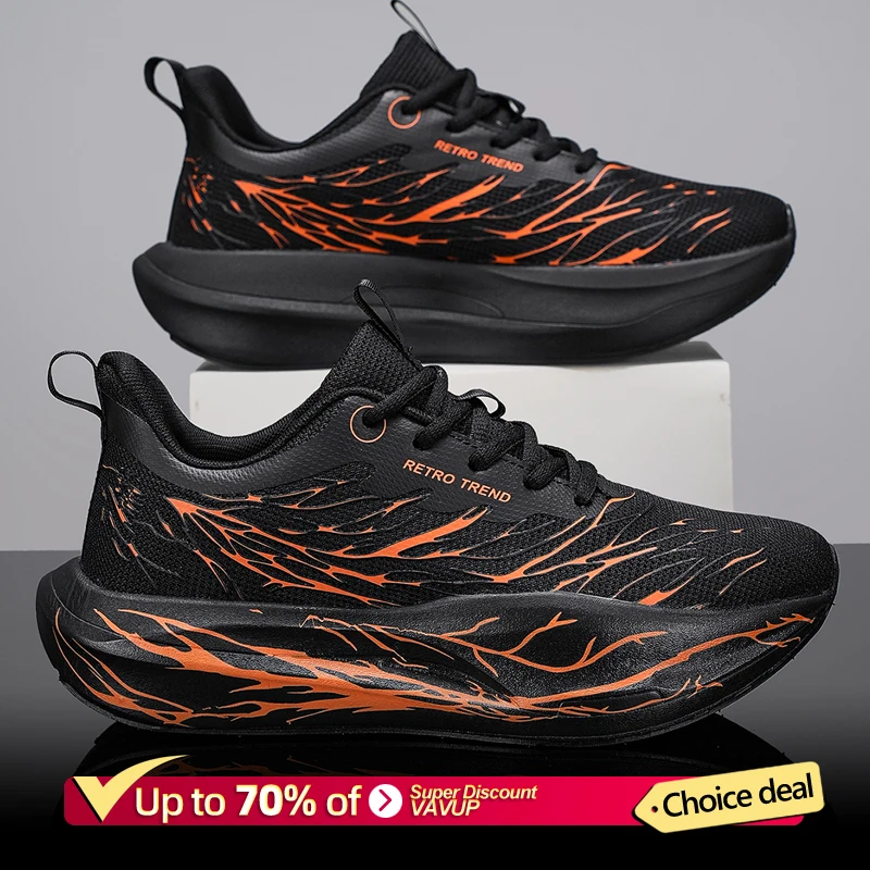 

Carbon Board Marathon Men Running Shoes Speciality Sports Breathable Lightweight Comfortable Athletic Chunta Sneakers Plus Size