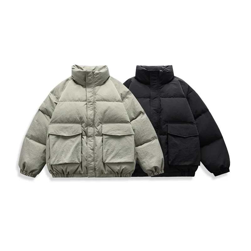 

High-quality Hong Kong-style down jackets for men, Japanese-style loose and unisex couples can be worn again