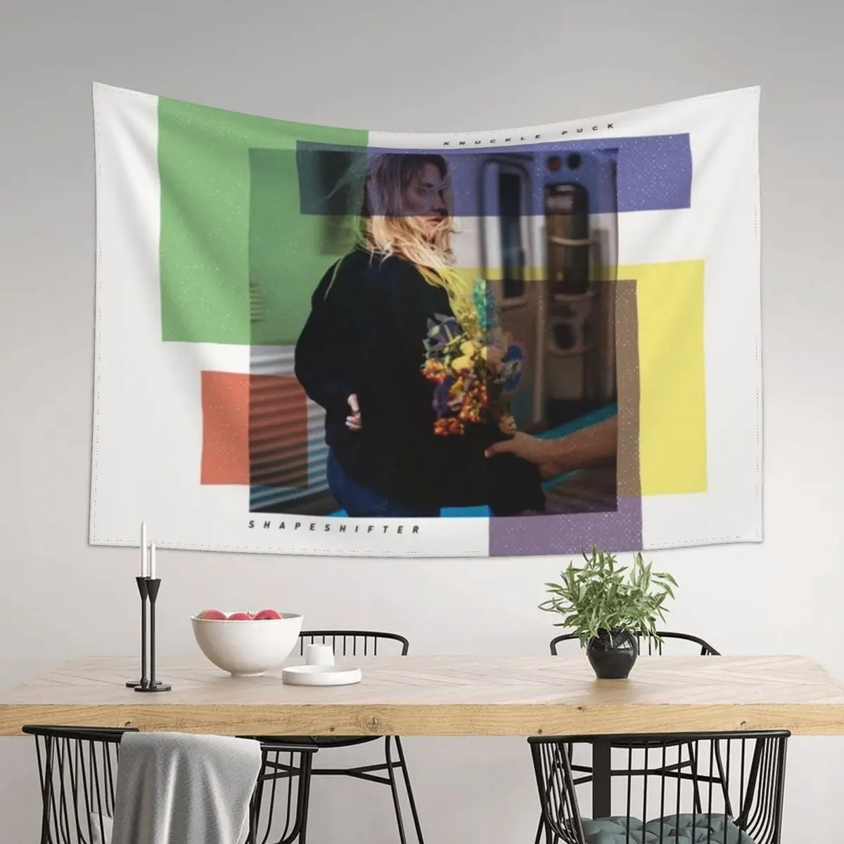 

Knuckle Puck - Shapeshifter Tapestry Wallpaper Decoration Aesthetic Bedroom Decorations House Decorations Tapestry