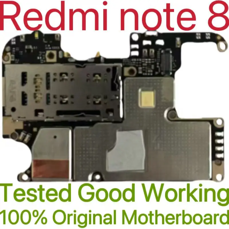 Global Version Original Unlocked Motherboard for Redmi Note 8 Tested Circuit Plate Main Logic Board for Redmi Note 8