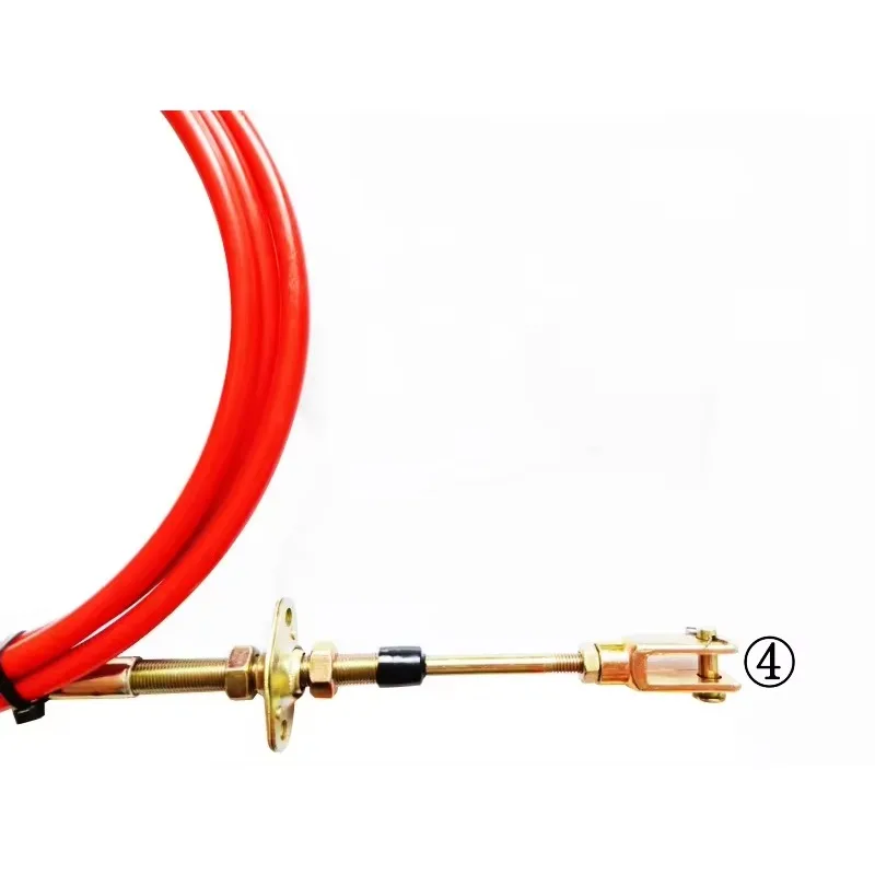 Power output flexible shaft high-speed and low-speed cable components, suitable for sprinkler trucks, oil tank trucks 1PC