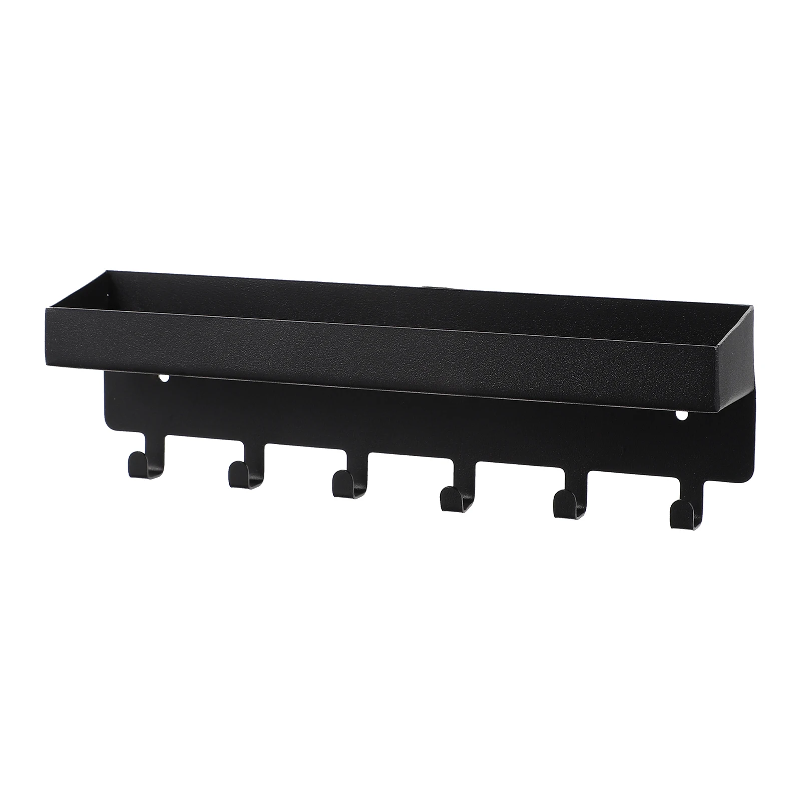 

Carbon Steel Wall Mounted Wall Mounted Storage Rack Hooks Home Entrance Shelf Storage House ganization Tool