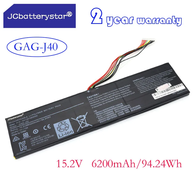 

JC high quality GAG-J40 Laptop Battery for Gigabyte Aorus X7 Dt V7 V8 V6 Aero 15 14 V7 14-W-CF2 15x 15w 14-P64WV6 P64Wv7-De325Tb