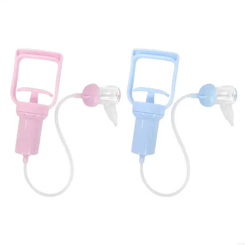 

Newborns Nasal Aspirator Manual Mucus Extractor for Baby Soft Round Tip and Gental Suction for Effective Nose Clearing