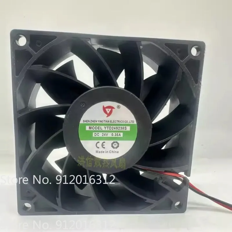 

НОВЫЙ Вентилятор охлаждения для YTD249238S DC24V 0.35A 9CM, инверторный вентилятор 92*92*38 мм