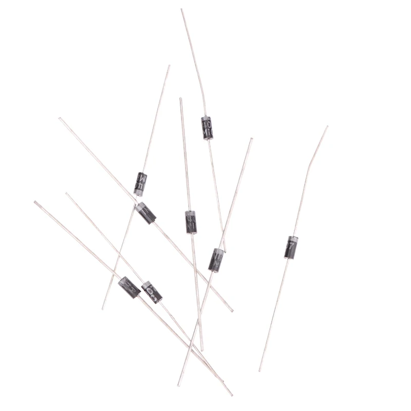 50Pcs Completely New Schottky Rectifier Diodes 1N4001 1N4002 1N4004 1N4007 Direct Insertion Rectifier Diodes DO-41 1A 50V-1000V image 3