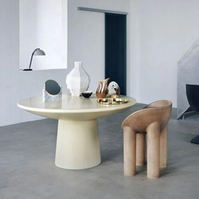 CC Nordic wabi sabi home small table fiberglass elephant leg designer personality creative retro