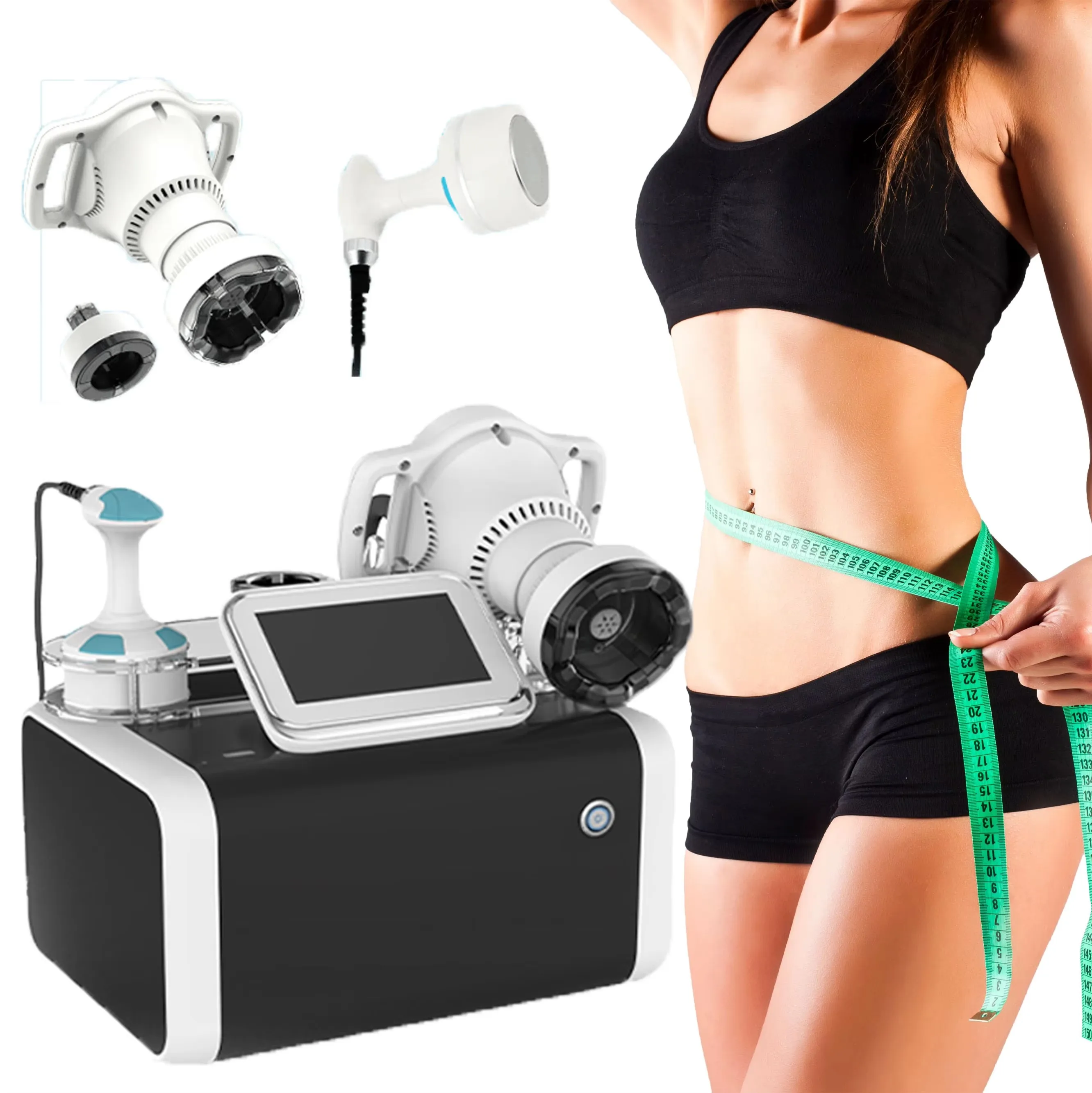 2026 New Black New Arrival V6 Big 40k Probe 2in1 360 Rotation Vela Body Shape Vacuum Roller Weight Loss Machine