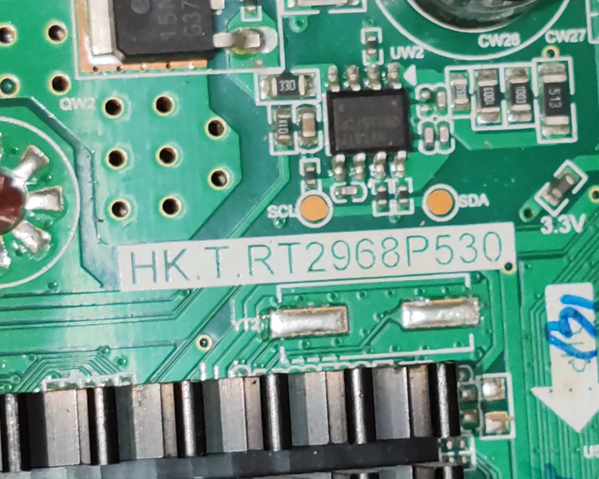 

HK.T.RT2968P530 WiFi network TV motherboard for 50V 240MA