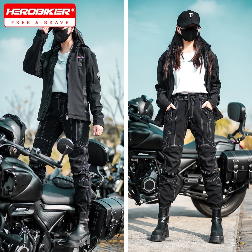 

Motorcycle Protective Pants Winter Thick Warm Riding Clothes Wear-resistant Pants Men's Women's Motorcycle Waterproof Pants