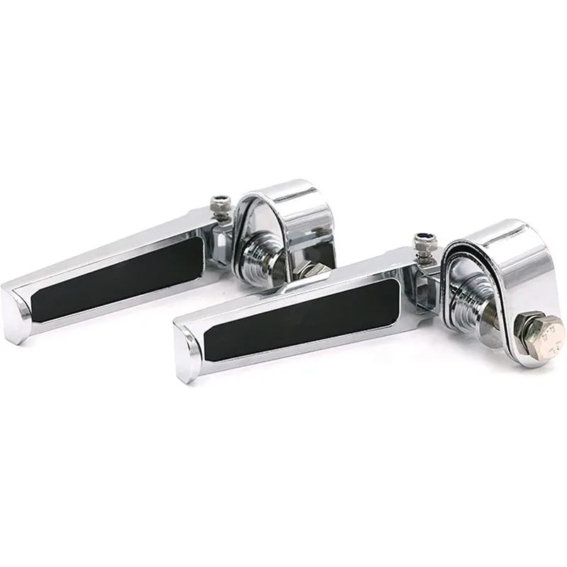 Bike Step Foot Peg Non-Slip Foot Peg General Purpose for davidson Motorcycle street bike with 1"~1-1/4" highway engine crash bar