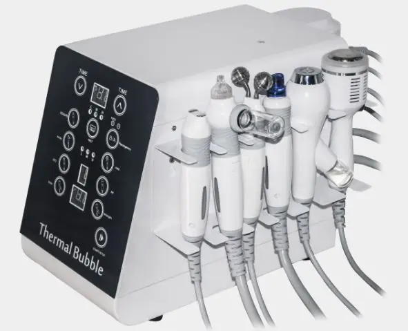 Machine ultrasonique portative de beauté propre du visage de Peeling d'eau de petites micro petites bulles 6 en 1