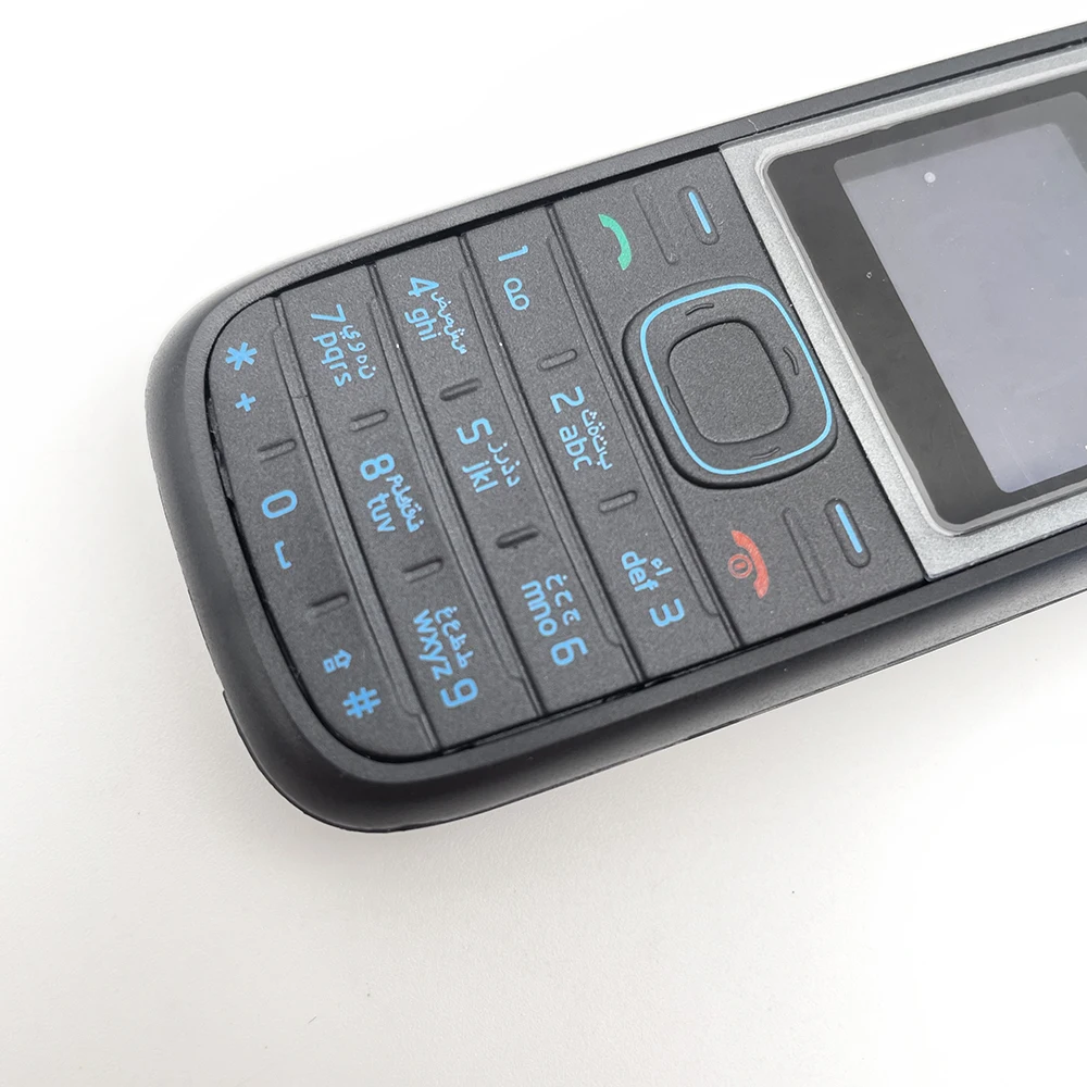 Téléphone portable 1208 d'origine débloqué, clavier russe, arabe, hébreu, fabriqué en Finlande, livraison gratuite