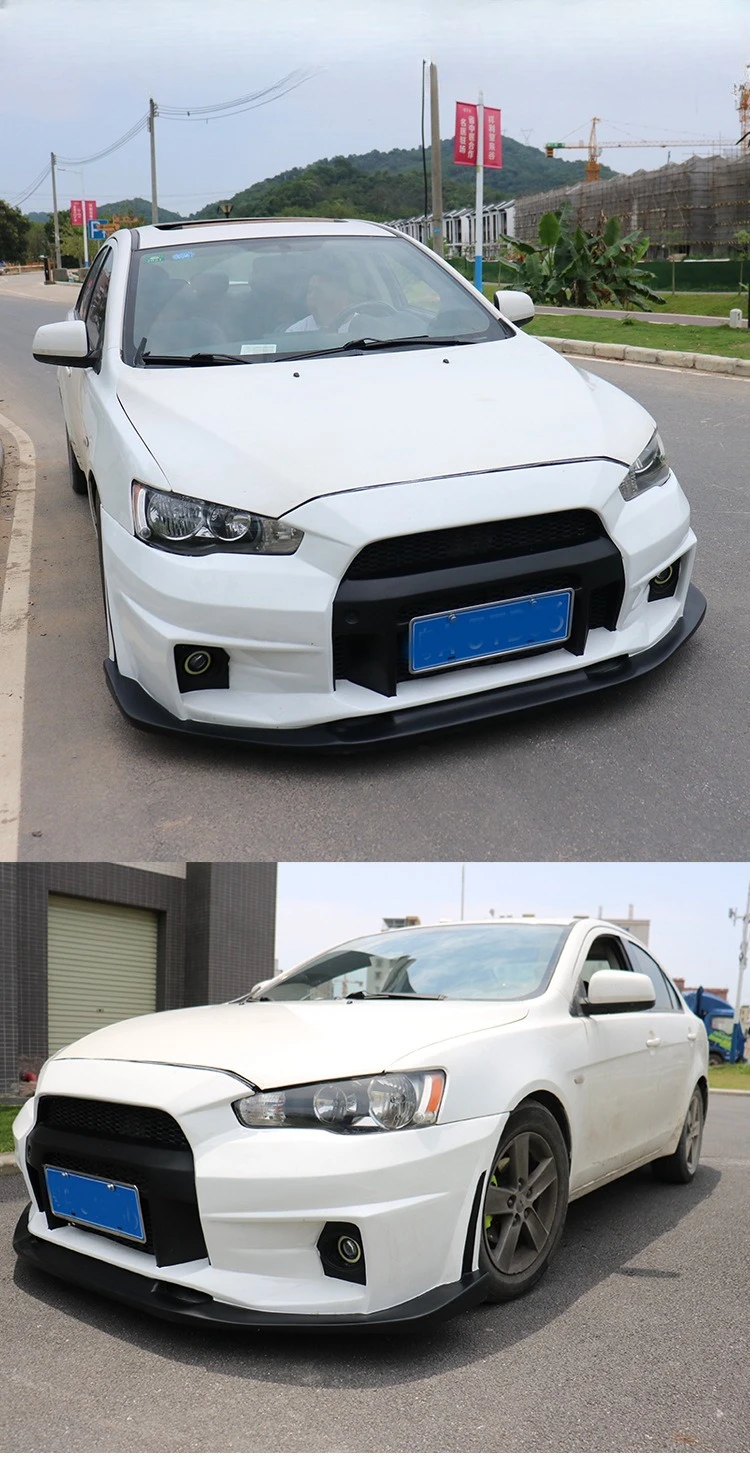 

Подходит для Mitsubishi Yishen, модифицированная передняя лопата EVO, передняя губа Varis третьего поколения, небольшая модификация объемного звучания, обновление