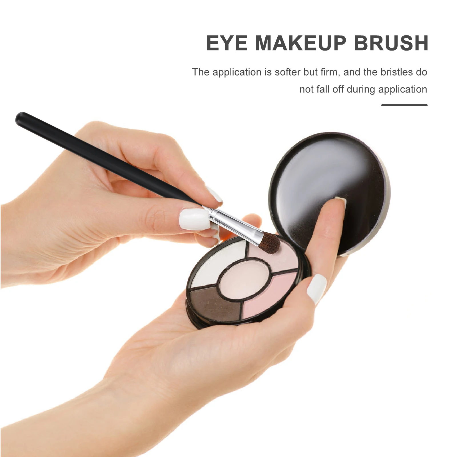 

7 Pcs Makeup Brush Set Eye Shadow Brushes for Eyes Detail Eyeshadow Paint Blending