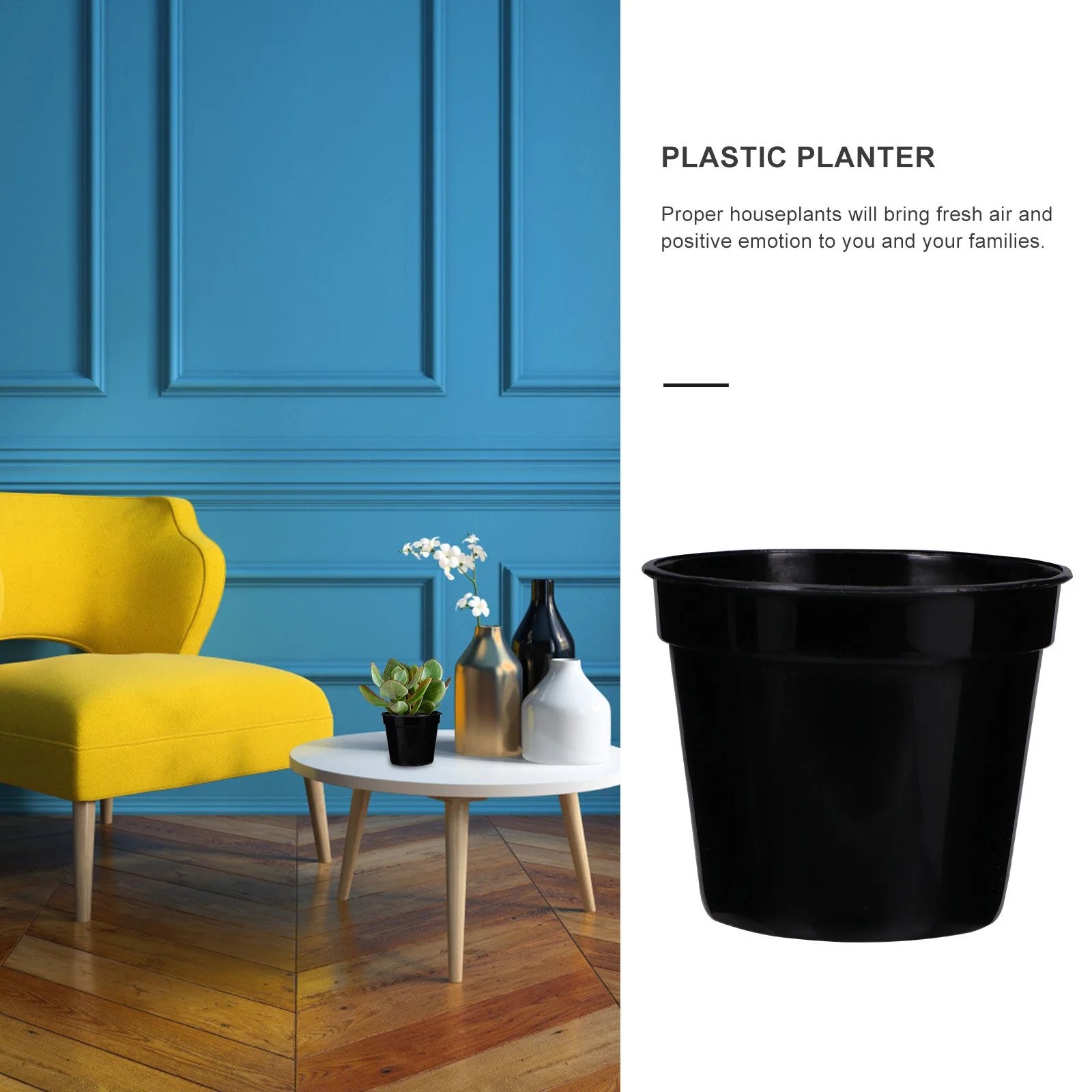 

20pcs Small Round Pot Plastic Flowerpot With Drainage Holes For Garden Planting Succulent Cactus Aloe Germination Starter