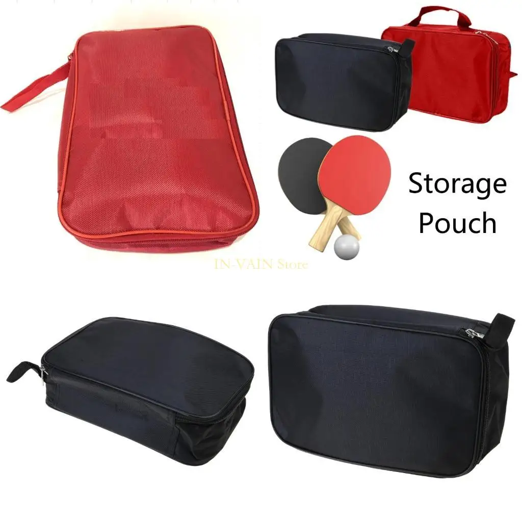 

M5TC Большой емкость настольного тенниса ракетка сетка для стойки пакет с пингпонгом Сумка для хранения