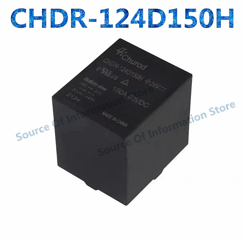 

CHDR-124D150H Power Relay Industrial Control 24V 4PIN 150A - High Current Voltage Switching Relay for Automation Systems