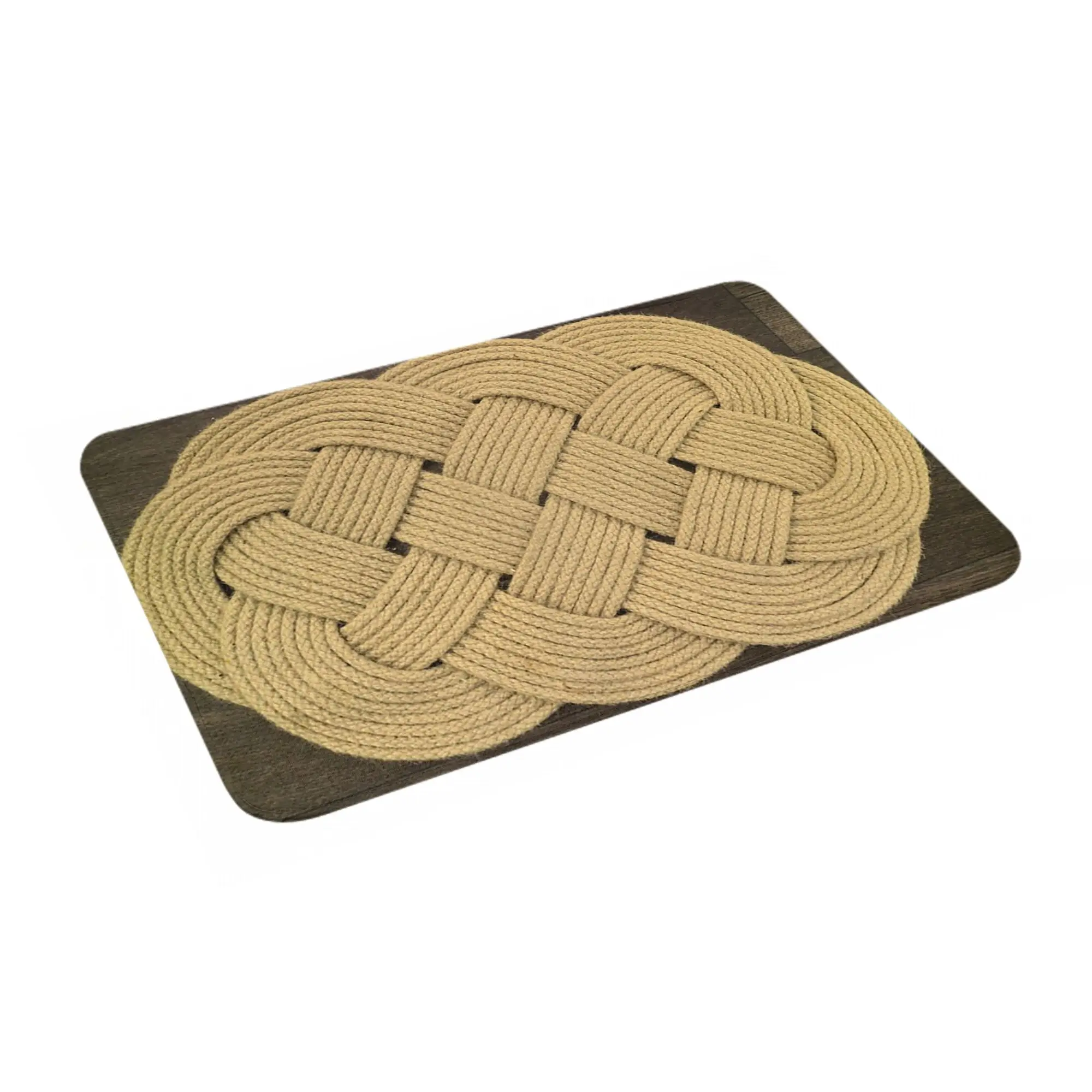 

Nautical Rope Knot Mat Anti-slip Doormat Floor Mat Dust-proo Carpet Rug for Kitchen Entrance Home Living room Footpad Mats