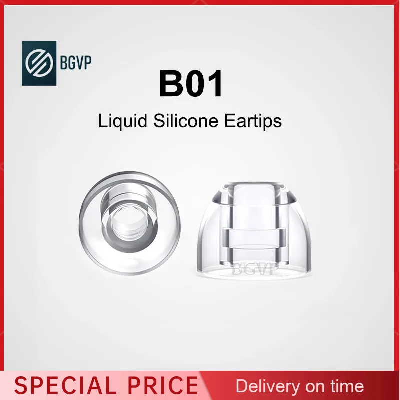 

BGVP B01 Silicone Eartips for In-Ear Eardphones Accessories Skin-Friendly Material Replacement Ear Tips