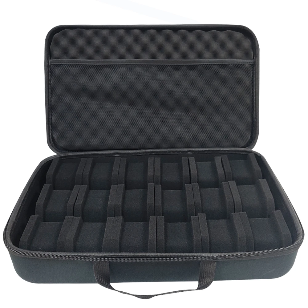 8/10/15/18Slot Watch Case Storage Bag Hard Shell Travel Bags With Spongs Men Boy Gift For Smart Watches Waterproof EVA Tool Box