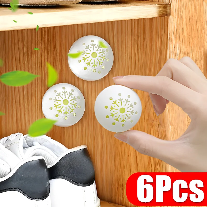 6/1PCS Deodorizer Balls Sneaker Perfume Balls For Shoes Gym Bag, Locker And Cars Deodorizer Neutralizing Odor Shoe Freshener