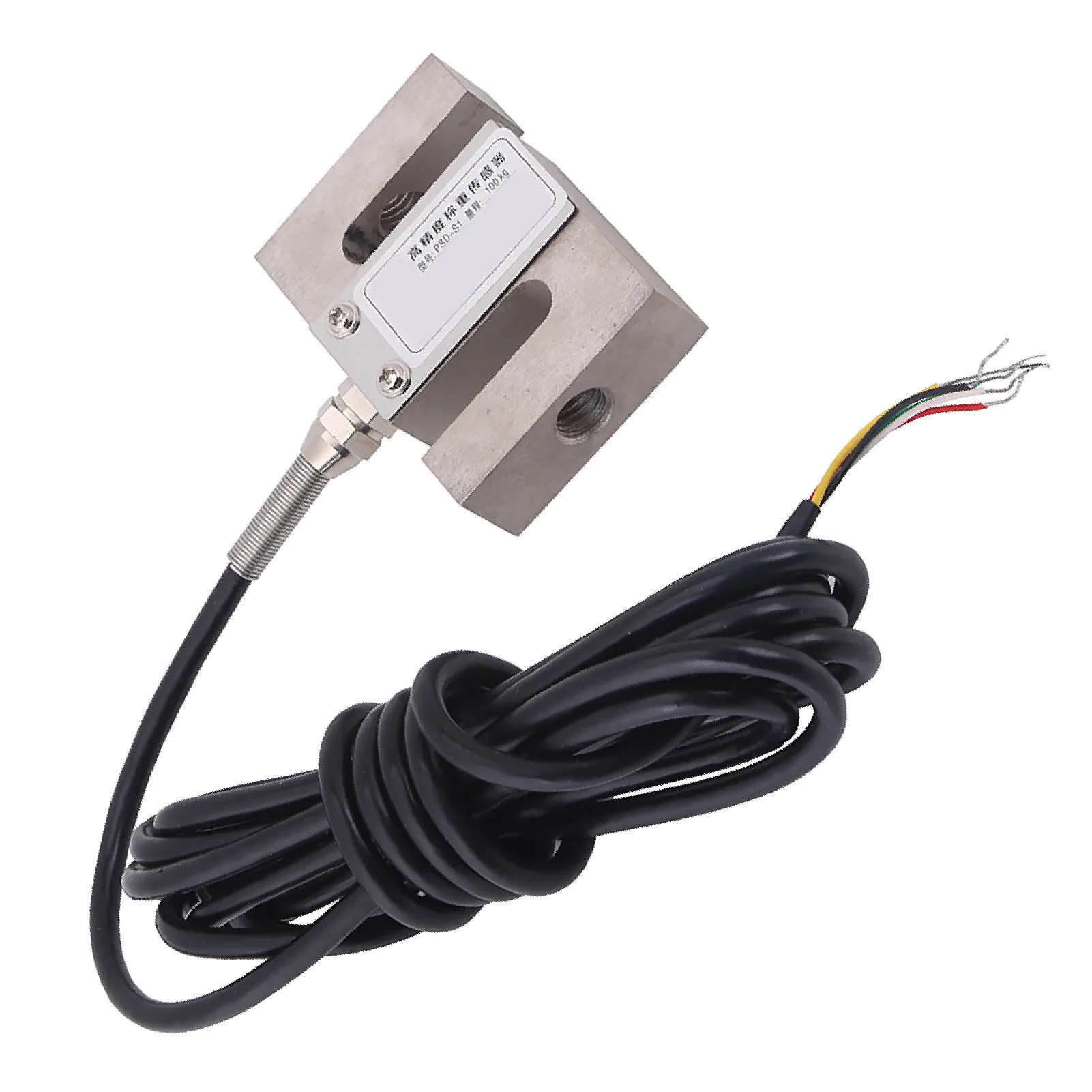 Sensor de pesagem do sensor da escala da pilha de carga da precisão do tipo S com cabo 100KG